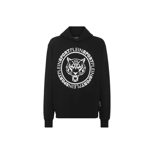 PLEIN SPORT SS24 Свитшот Мужской Черный