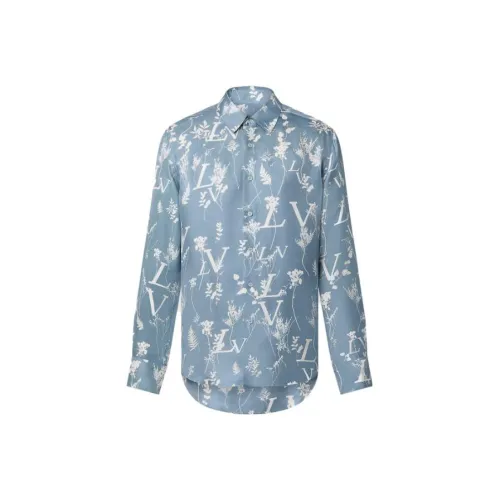 LOUIS VUITTON SS23 Рубашка Мужская Синяя
