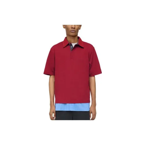 THEORY Камень Красный Мужская Поло