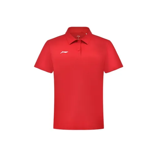 LINING Красный Унисекс Поло