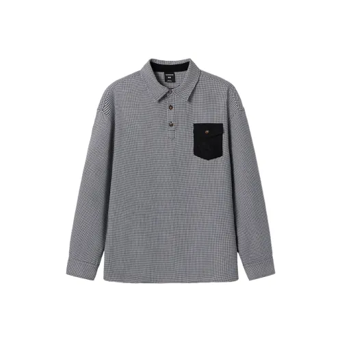 WAYNEXZAVIER Мужские Черные Рубашки