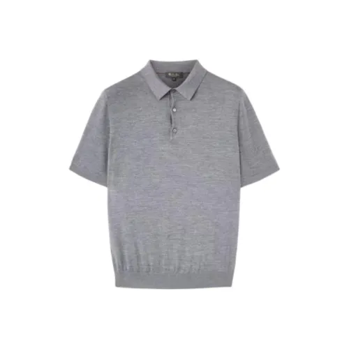 Loro Piana Серый Мужской Поло