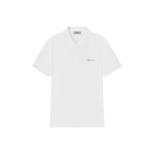 DILLO SS25 Поло Мужское Натуральный Белый