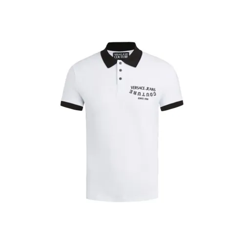 VERSACE JEANS COUTURE SS23 Поло Мужское Белое