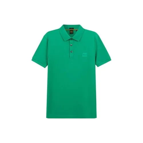 Hugo Boss Зеленая Мужская Поло