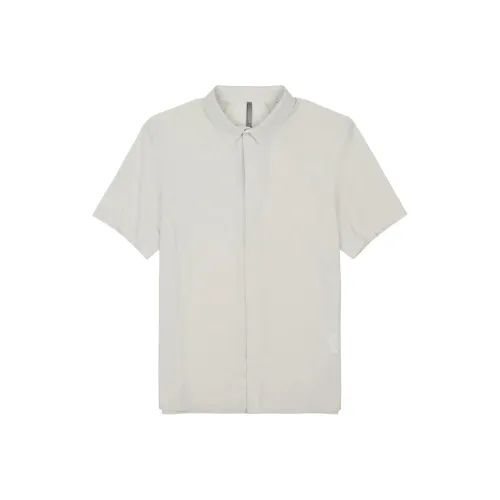 Arcteryx Captive Series Поло Мужское Серый Белый