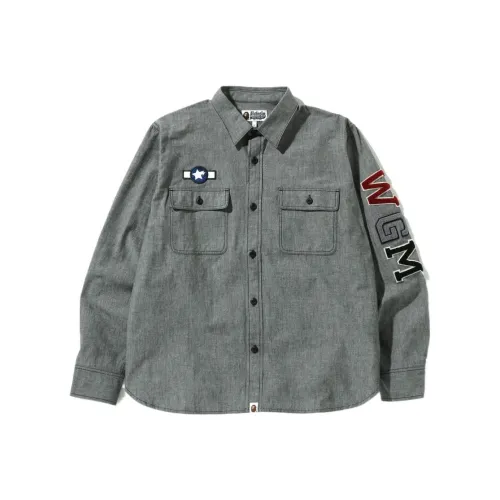 A BATHING APE BAPE совместная линия Мужские рубашки