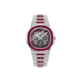 Красный bezel, черный циферблат