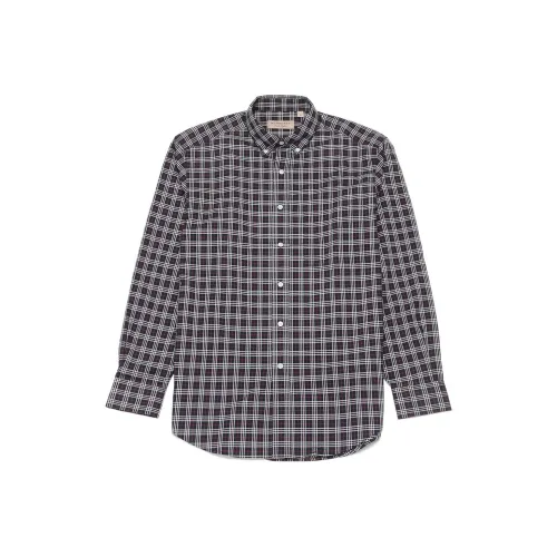 Burberry Темно-синие мужские рубашки