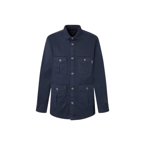 Pepe Jeans Рубашка Мужская Морской Синий