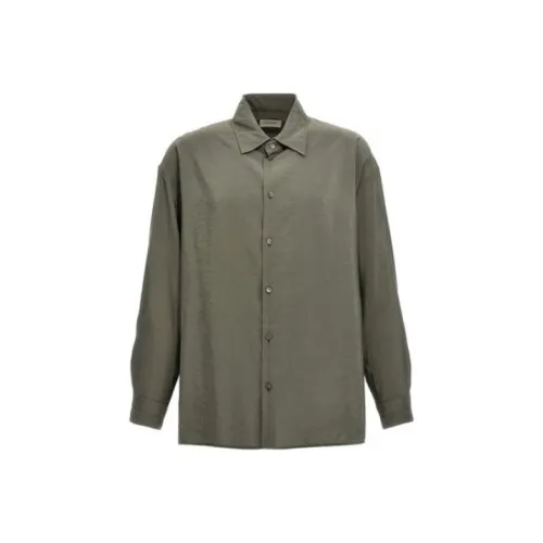 Lemaire Army Green Мужские Рубашки