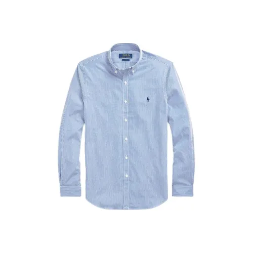 Polo Ralph Lauren Blue Men's Shirts Поло Ralph Lauren Синие Мужские Рубашки