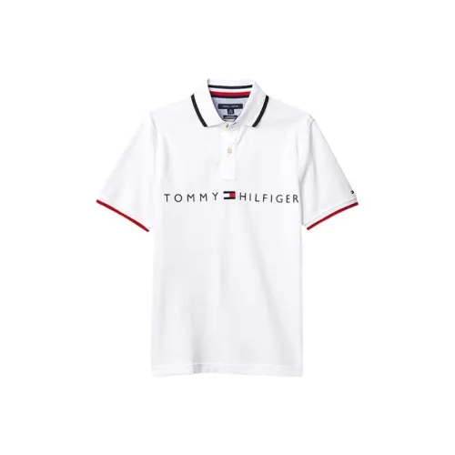 Tommy Hilfiger Polo Мужское Белое