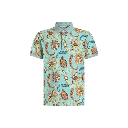 ETRO Синий Мужская Поло
