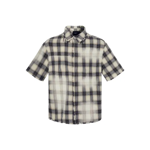 ROCAWEAR Рубашка Унисекс Синяя Клетка