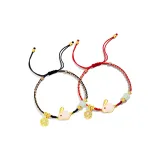 Браслет бренда Fu с нефритовым кроликом (пара)