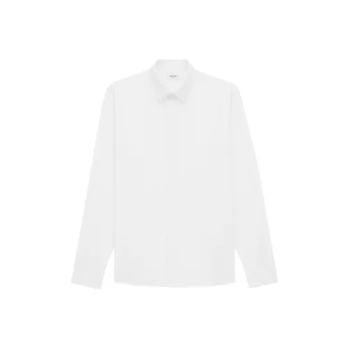 SAINT LAURENT Рубашка Мужская Белая
