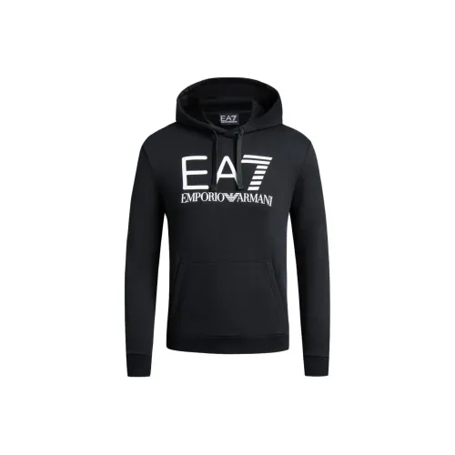 EMPORIO ARMANI EA7 FW23 Толстовка Мужской Черный