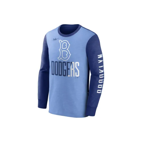 Nike X Mlb Base Logo Co Бренд Синий Мужской Свитшот