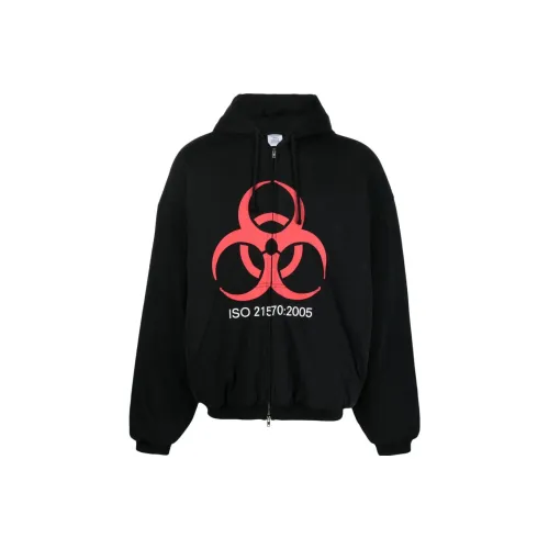 Vetements Черная Унисекс Толстовка