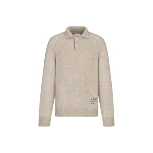 DIOR FW22 Поло Мужское Бежевое