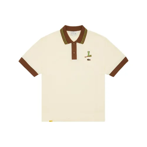 LACOSTE X Randomevent Поло Мужское Бежевое
