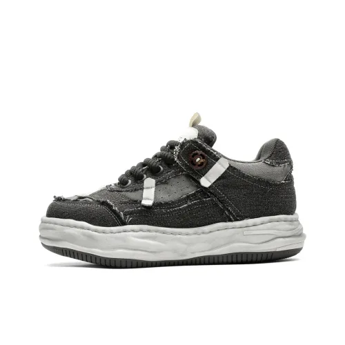 MUYI Низкие кроссовки для скейтбординга унисекс серого цвета