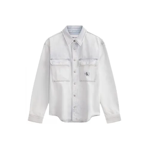 CALVIN KLEIN Рубашка Мужская Светло-Синяя