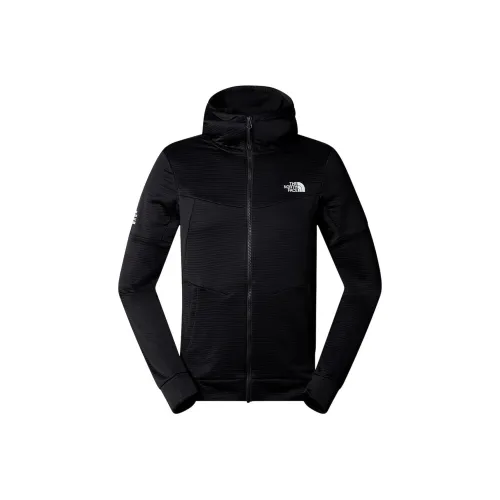 THE NORTH FACE MOUNTAIN ATHLETICS FULL ZIP FLEECE HOODIE Sweatshirt Men's Black