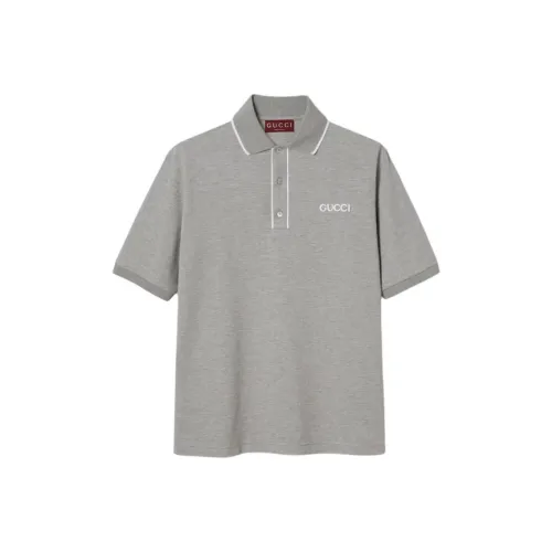 GUCCI Серый Мужская Рубашка Поло