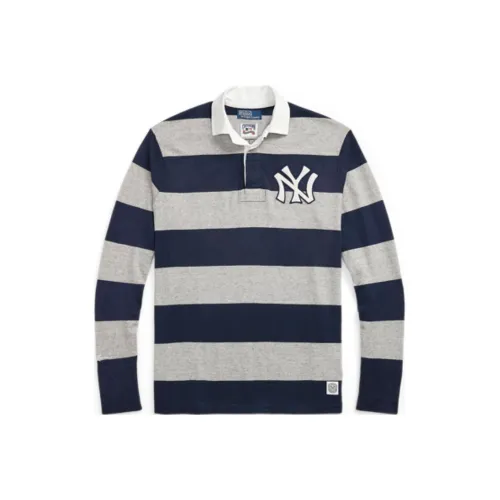 Polo Ralph Lauren x MLB Мужское Поло Серого цвета