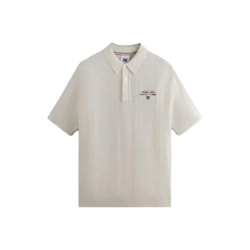 KITH Collaboration X Wilson Co Branded Series Bright White Men's Polo