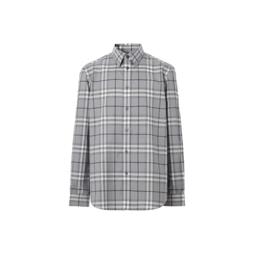 Burberry Серые Мужские Рубашки