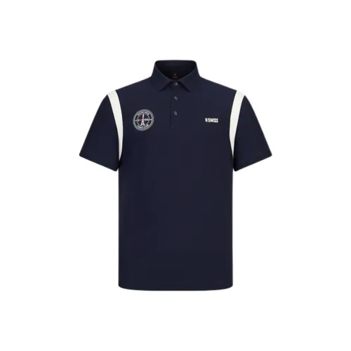 KSWISS Поло Мужское Tranquil Night Синий