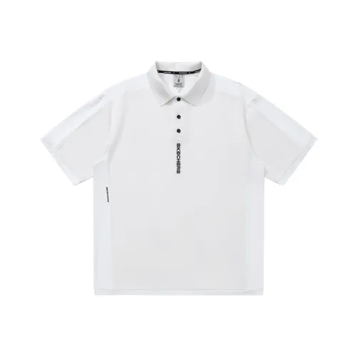 Skechers Yazhuan Series Поло Унисекс Джинсовый Серый