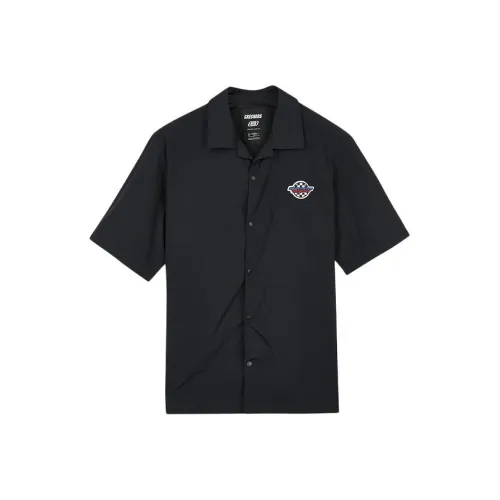 Skechers Funny Monster Рубашка Мужская Угольный Черный