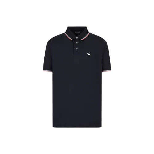 EMPORIO ARMANI Поло Мужское Темно-Синий