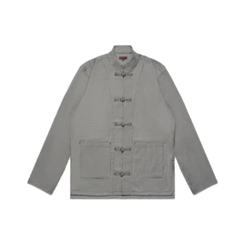 CLOT SS23 From Dusk Till Dawn Серые Мужские Рубашки