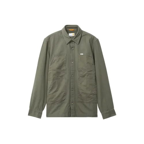 Timberland Зеленый Мужской Рубашки