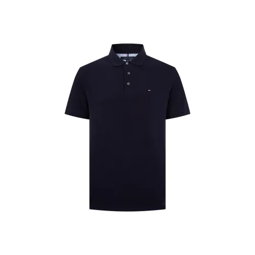 Tommy Hilfiger Deep Sea Темно-синий Синий CJM Мужская Поло