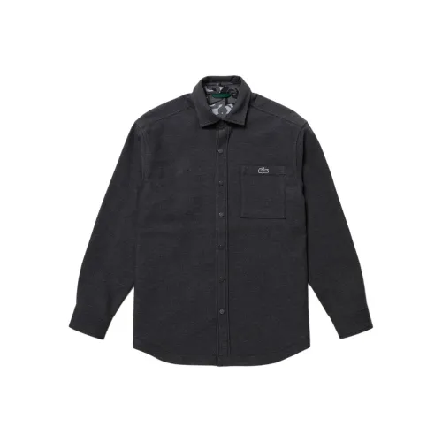 LACOSTE Collaboration Серые Мужские Рубашки