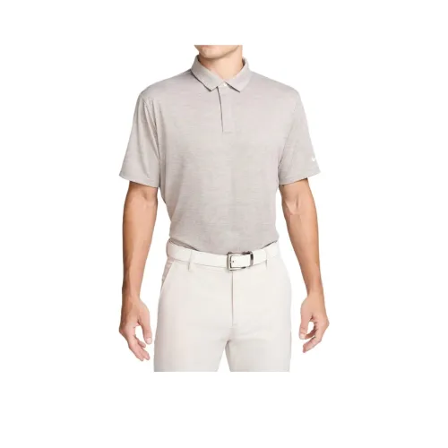 Мужское поло Nike Dri-Fit Swoosh Tour цвет преппи серый