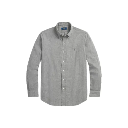 Polo Ralph Lauren Рубашка Мужская Серого цвета
