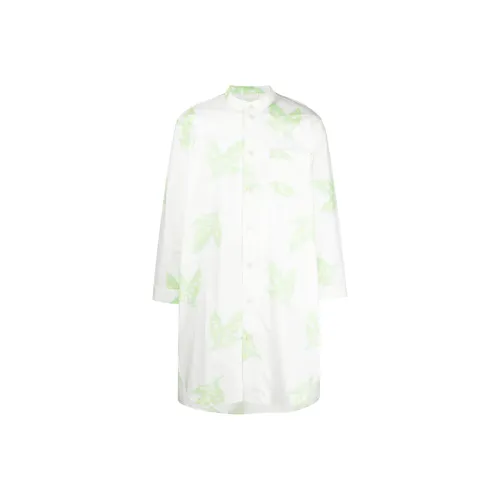 Bode Светло-зеленые Мужские Рубашки