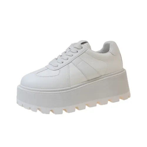 Xingdiman Износостойкий Низкий Топ Повседневная Обувь Женская Экрю