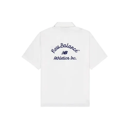 New Balance SS24 Рубашка Мужская Белая