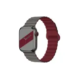 Серый и бордовый