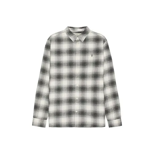 ALLSAINTS Рубашка Мужская Сланцево-Серый