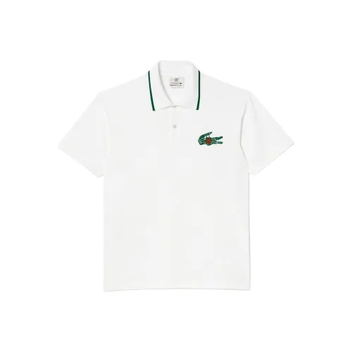 LACOSTE Поло Унисекс Белый
