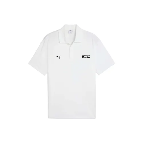 PUMA Белая Мужская Поло